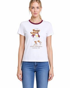GUESS TENNIS LADY BEAR SS T-SHIRT