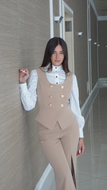Gilet Doppiopetto Silence