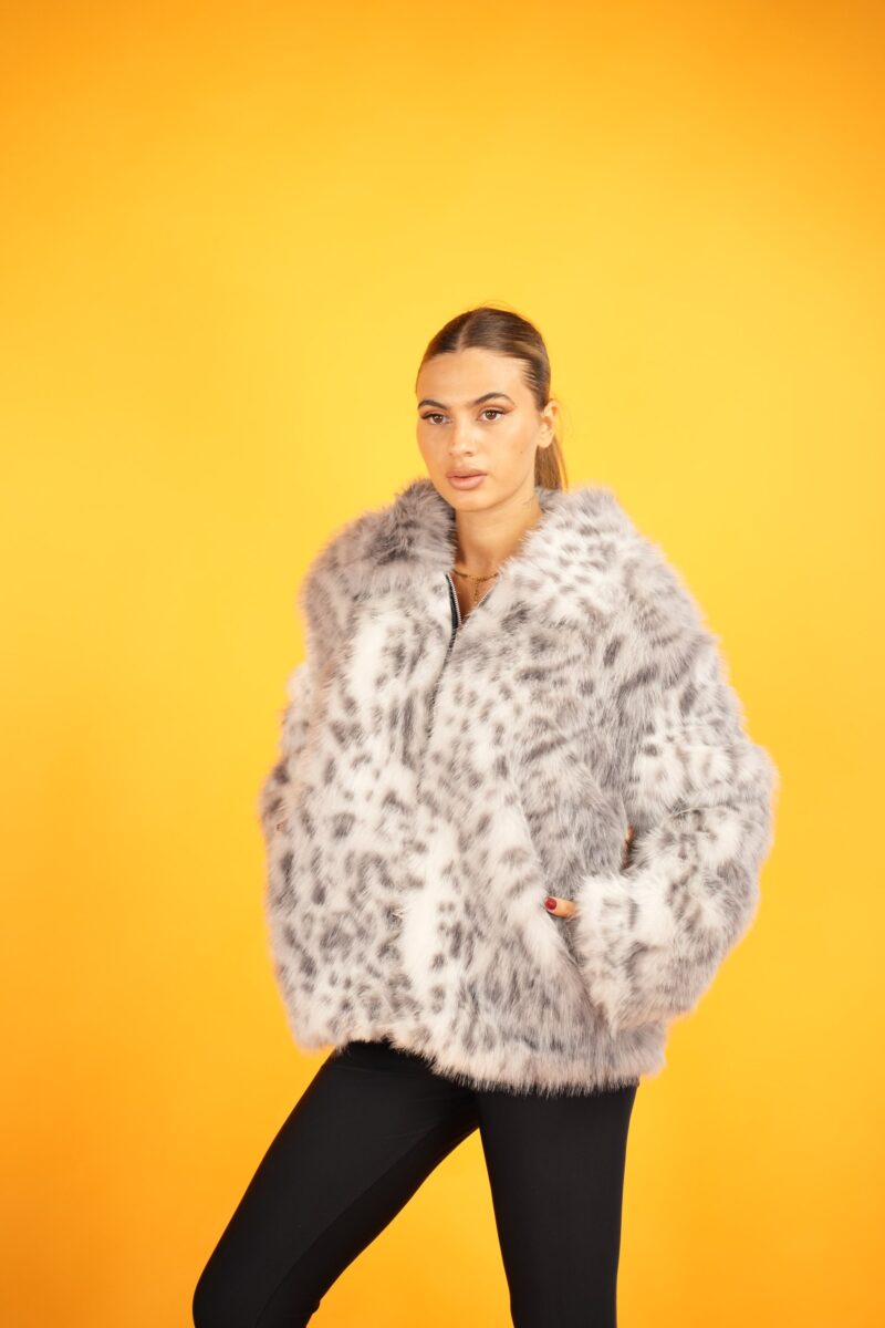 Celye Cappotto Pelliccia Con Zip