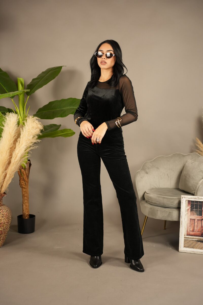 Only E Sons Pantalone Di Velluto Rigato Zampa