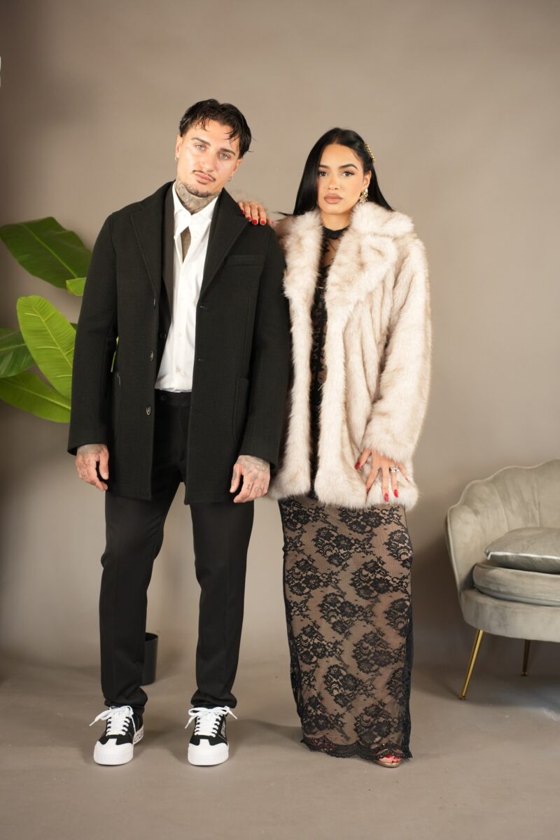 Over D Cappotto Mod Baronetto Corto